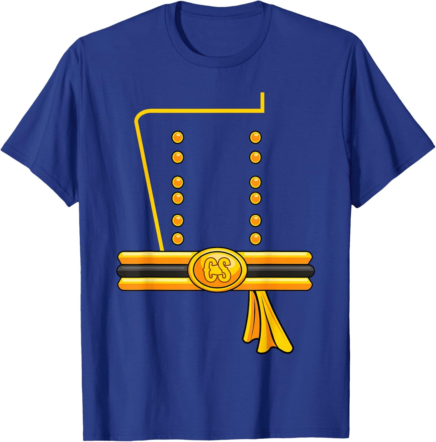 Confederate Soldier War Funny Civil Halloween Lazy Costume T-Shirt - T-Shirt | Royal