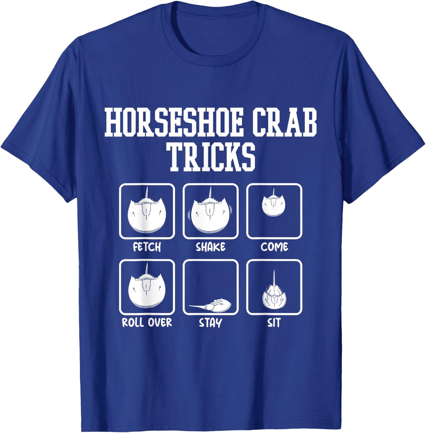 Encycloart Horseshoe Crab Stuffed Animal Xiphosura Crabs T-Shirt - T-Shirt | Royal