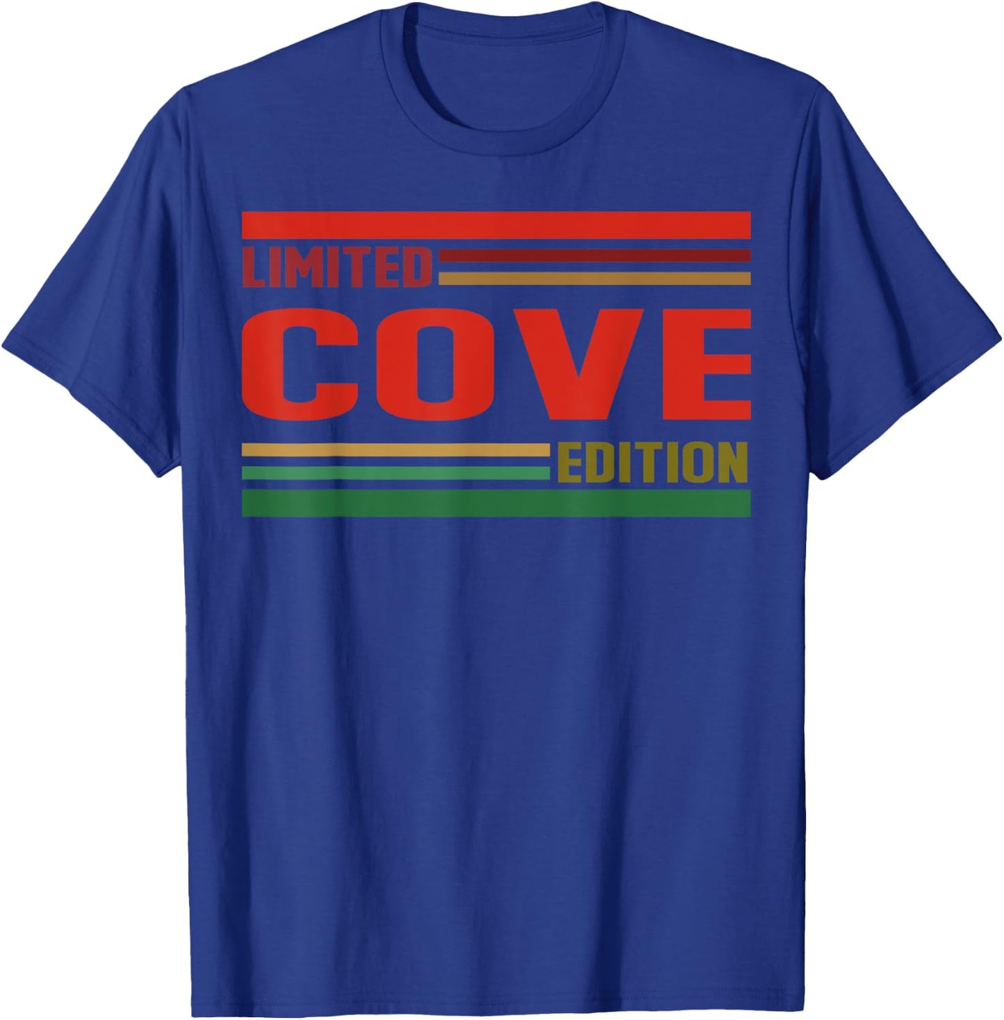 COVE Limited Edition Shirt COVE Name Personalized T-Shirt - T-Shirt | Royal