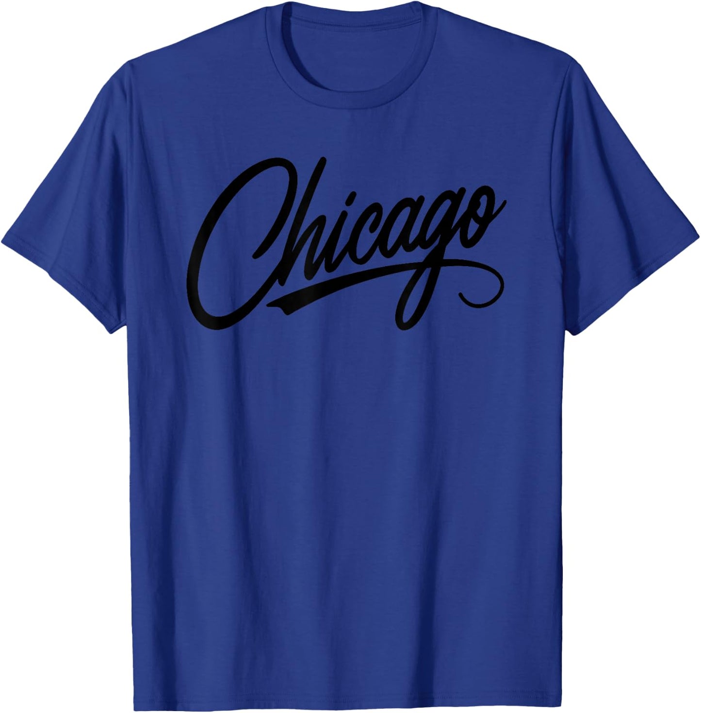 Chicago City Vintage Souvenir Illinois T-Shirt - T-Shirt | Royal