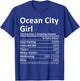 OCEAN CITY GIRL NJ NEW JERSEY Funny City Home Roots USA Gift T-Shirt - T-Shirt | Royal