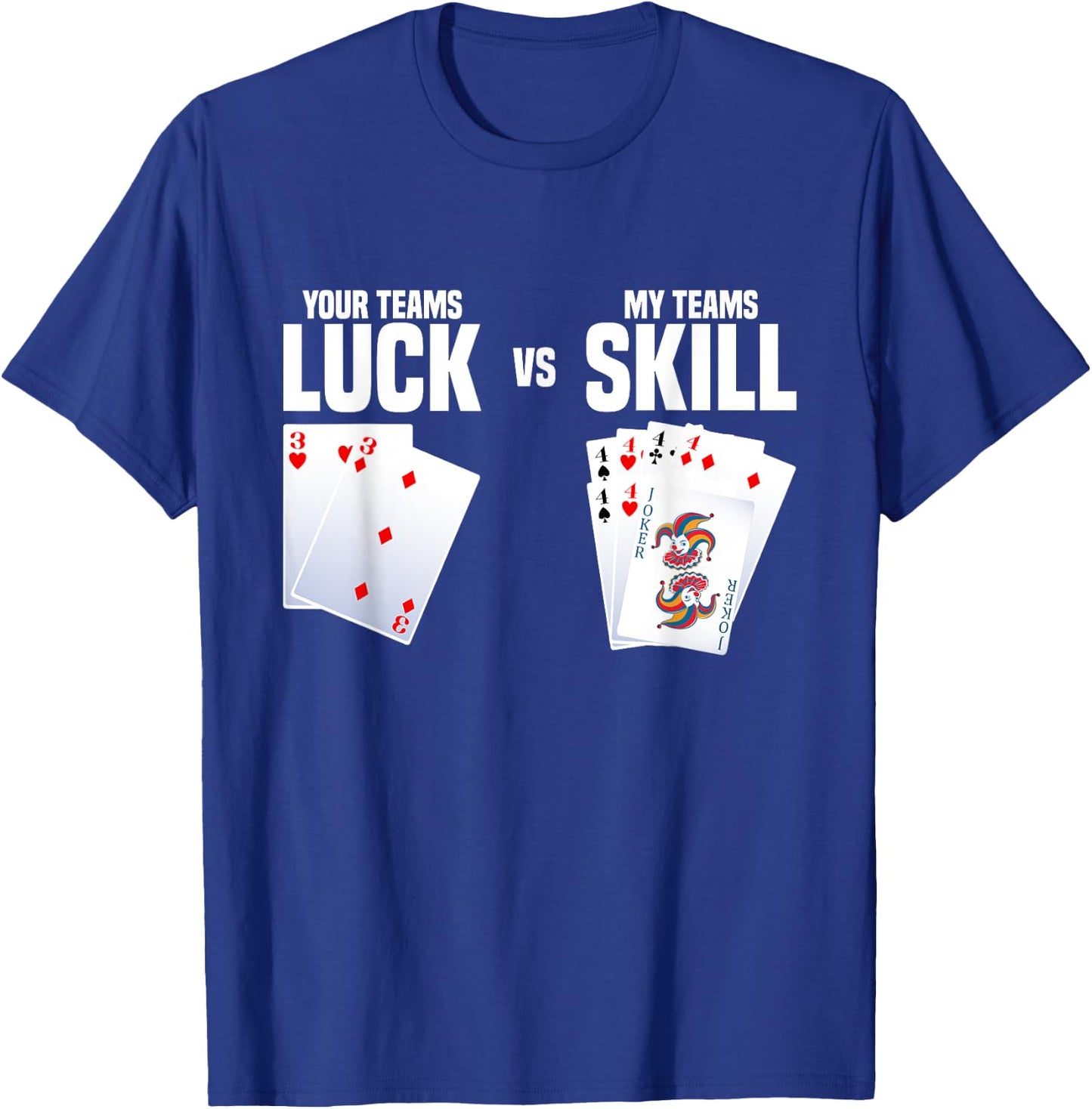 Hand and Foot Cards with Point Values Card Set Hand Foot T-Shirt - T-Shirt | Royal