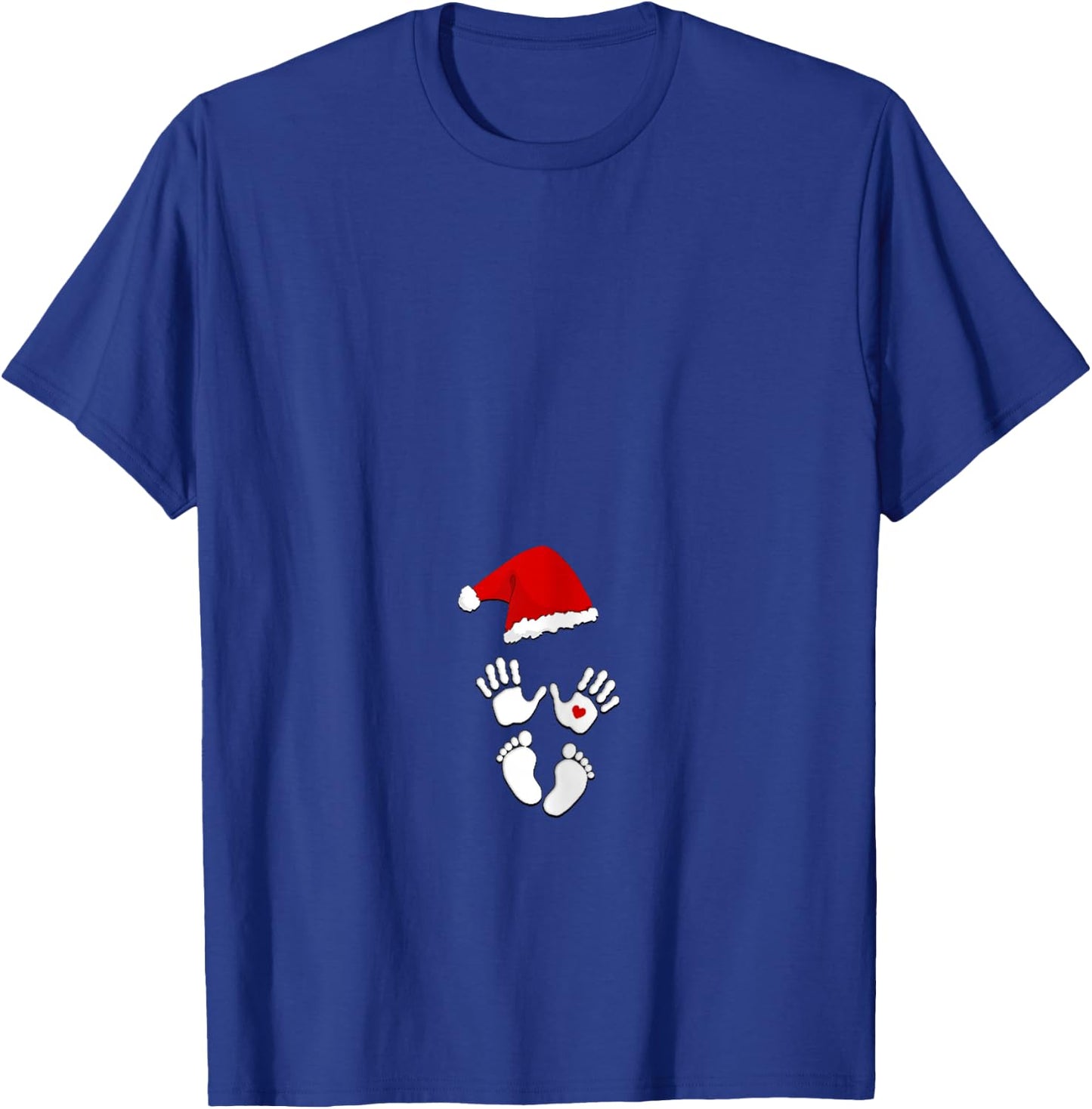 Baby Bump First Christmas Pregnancy Shirts Humor T-Shirt - T-Shirt | Royal