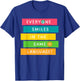 Everyone Smiles In The Same Language Diversity Language T-Shirt - T-Shirt | Royal