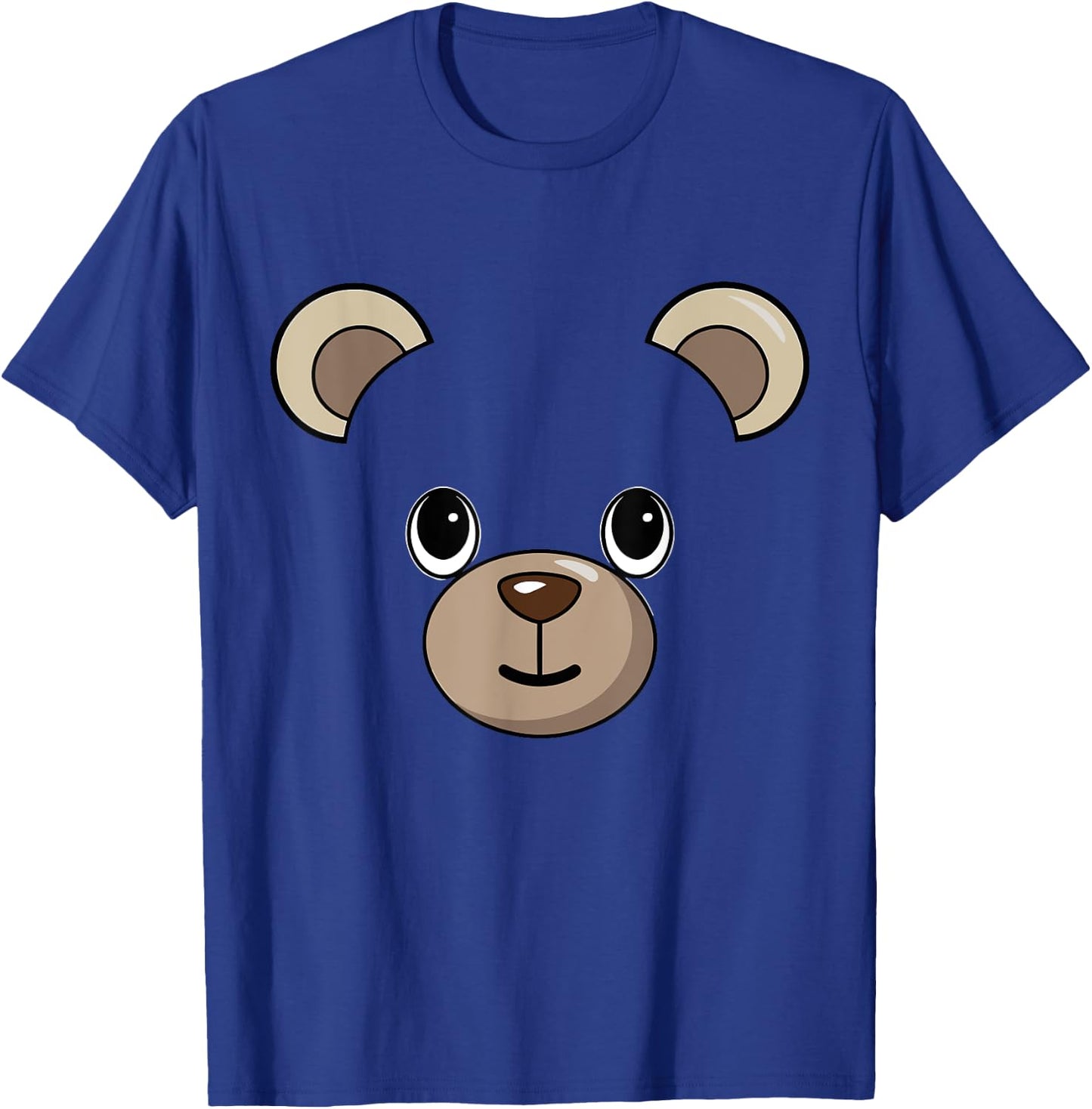 Halloween Teddy Bear Face Costume Kids Cute Themed T-Shirt - T-Shirt | Royal