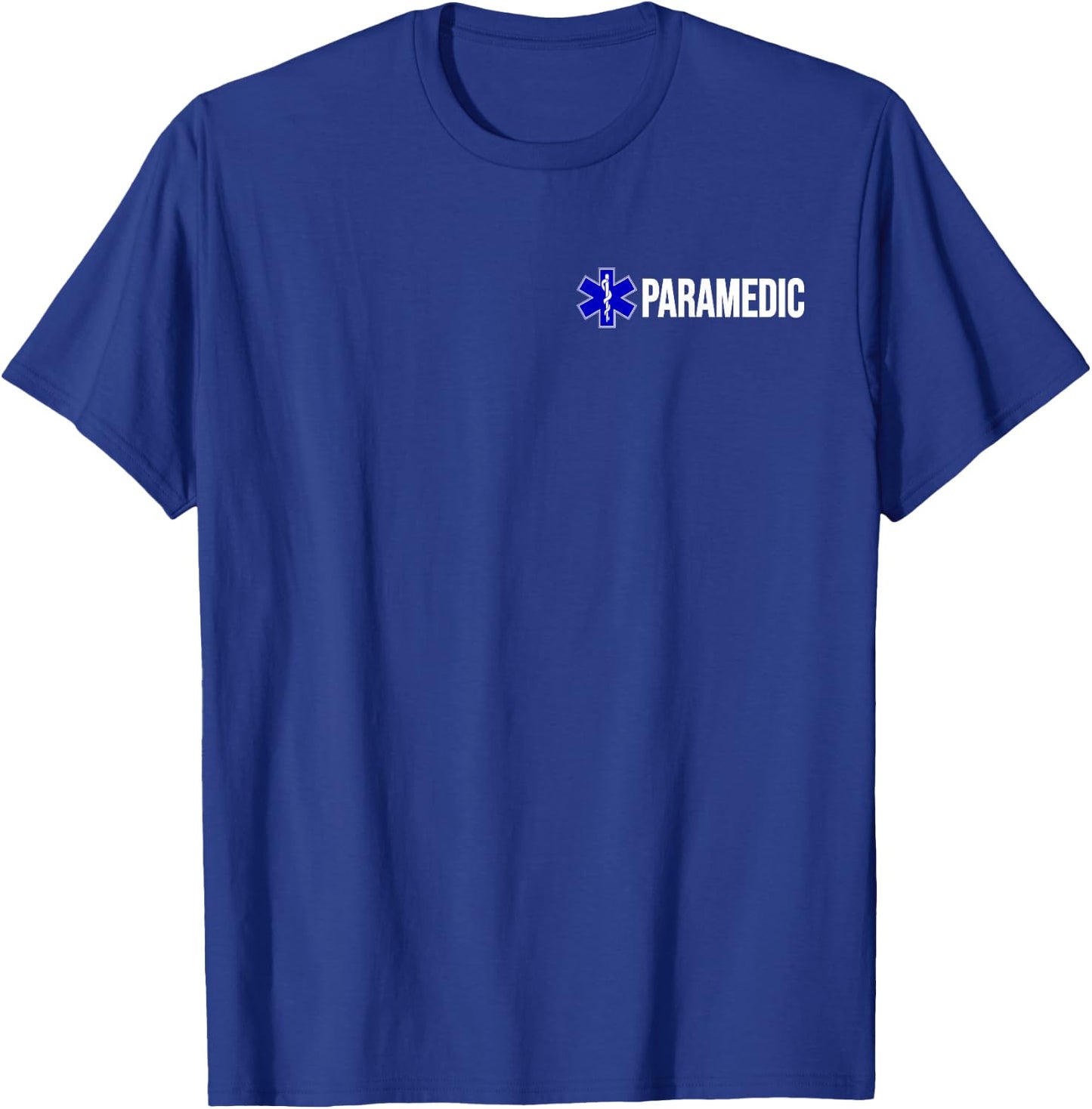 Paramedic Uniform Costume Star of Life Emt Ems Ambulance T-Shirt - T-Shirt | Royal