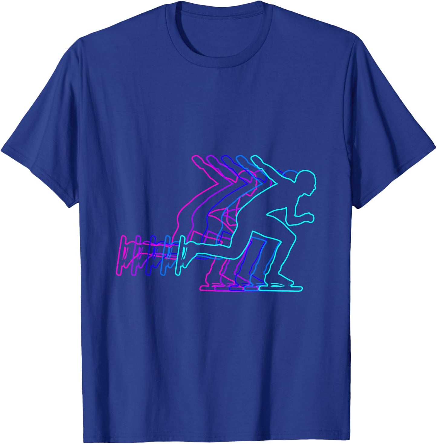 Speed Skating Speed Skater Gift Clothes For Boys Youth Men K T-Shirt - T-Shirt | Royal