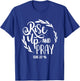 Rise Up And Pray Christian Bible Verse Quote T-Shirt - T-Shirt | Royal