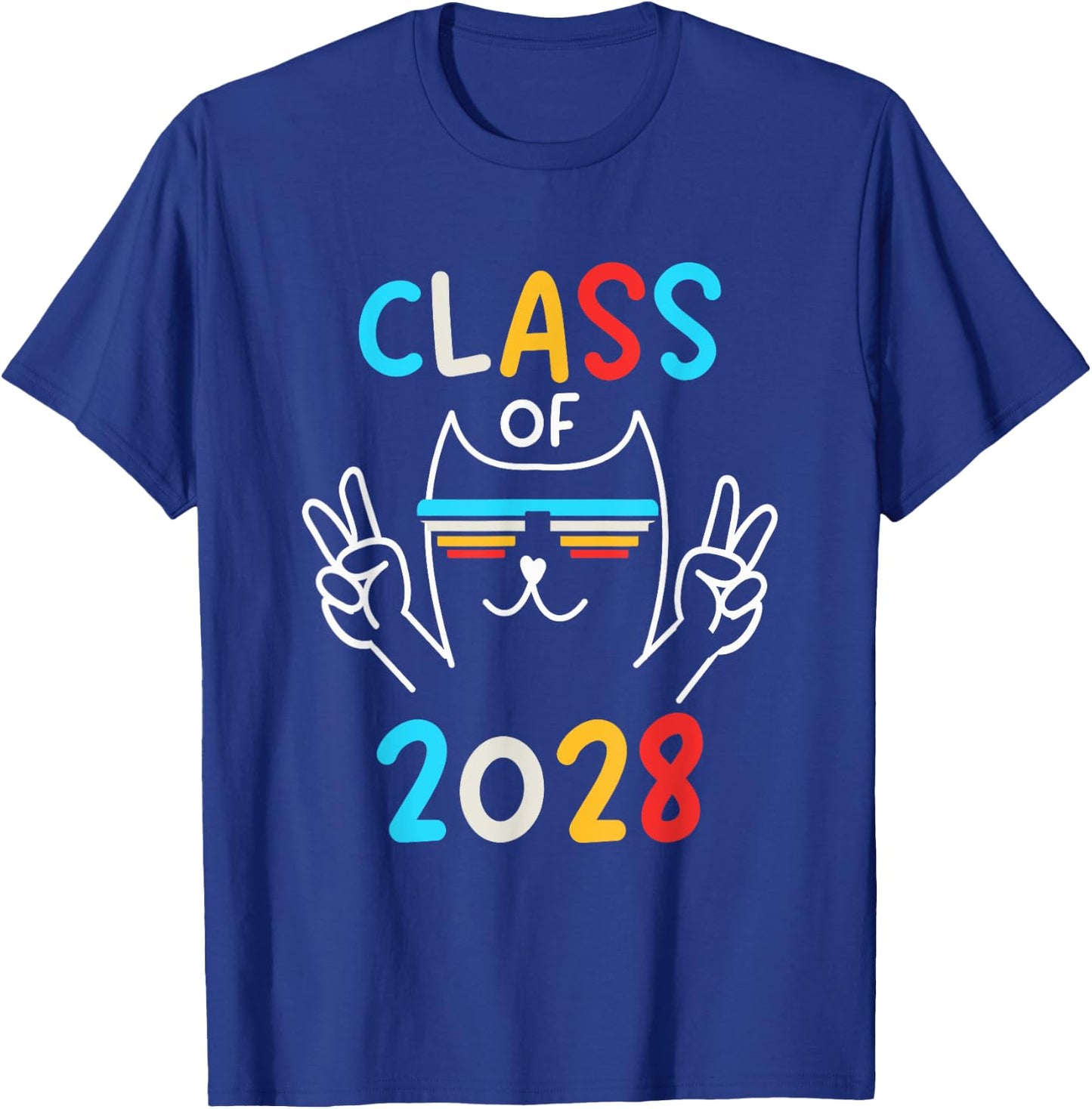 Class Of 2028 T-Shirt - T-Shirt | Royal