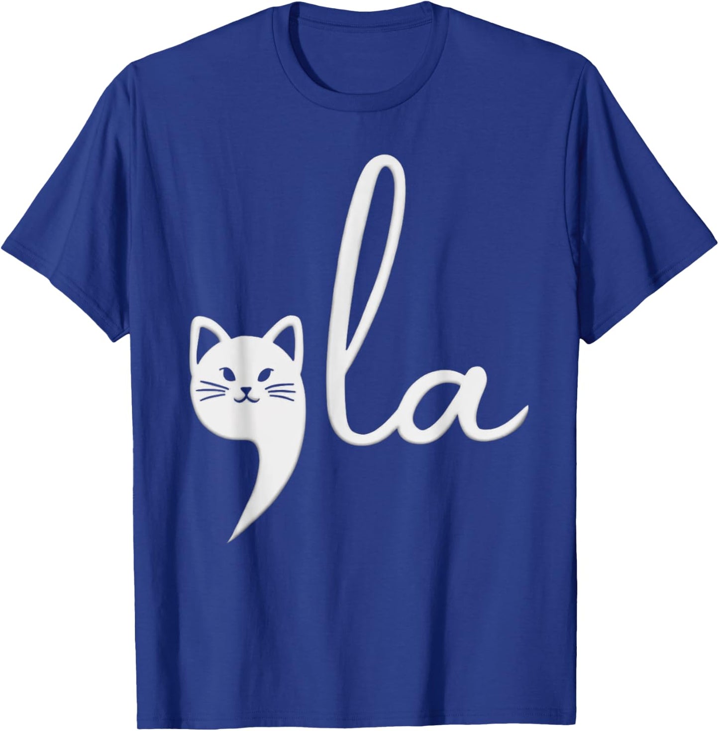 Cute Cat Comma-La Kamala Harris President 2024 Women Girls Kids T-Shirt - T-Shirt | Royal