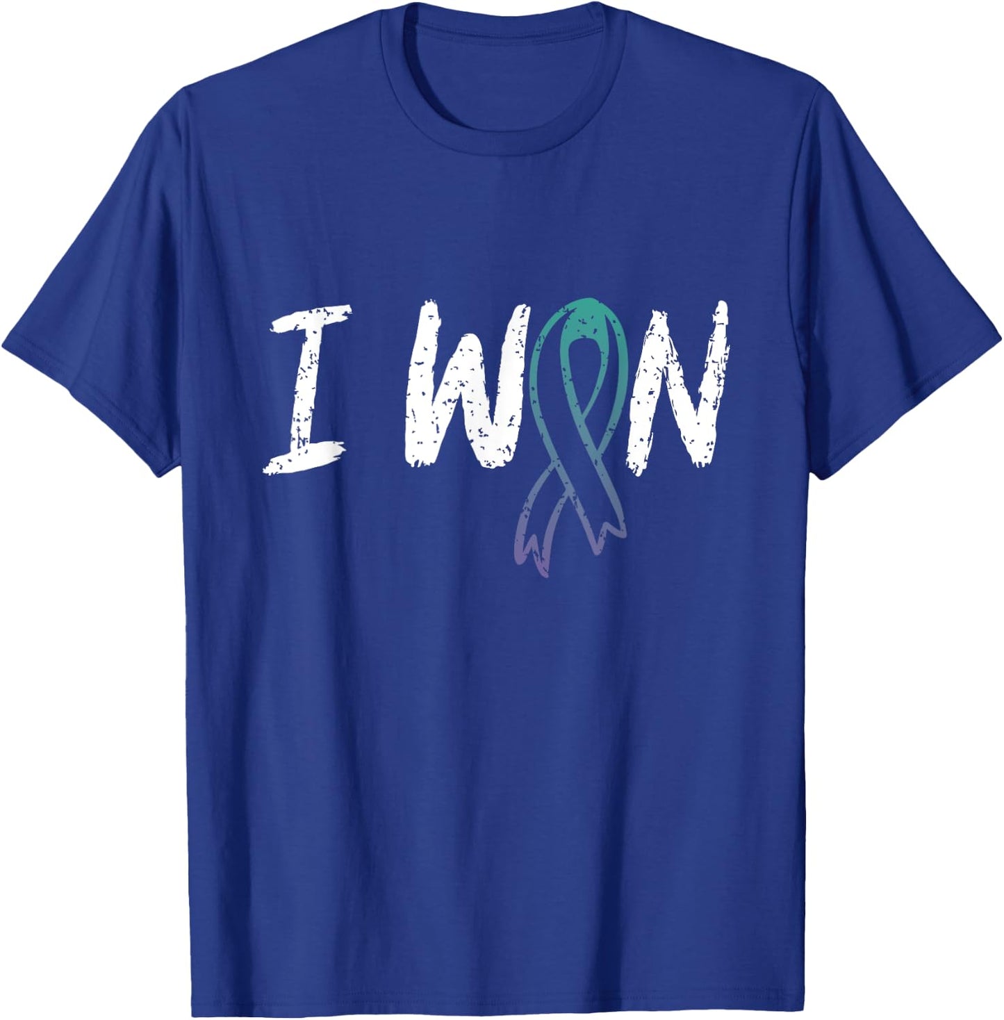 Anal Cancer Survivor - I Won Anal Cancer Awareness T-Shirt - T-Shirt | Royal
