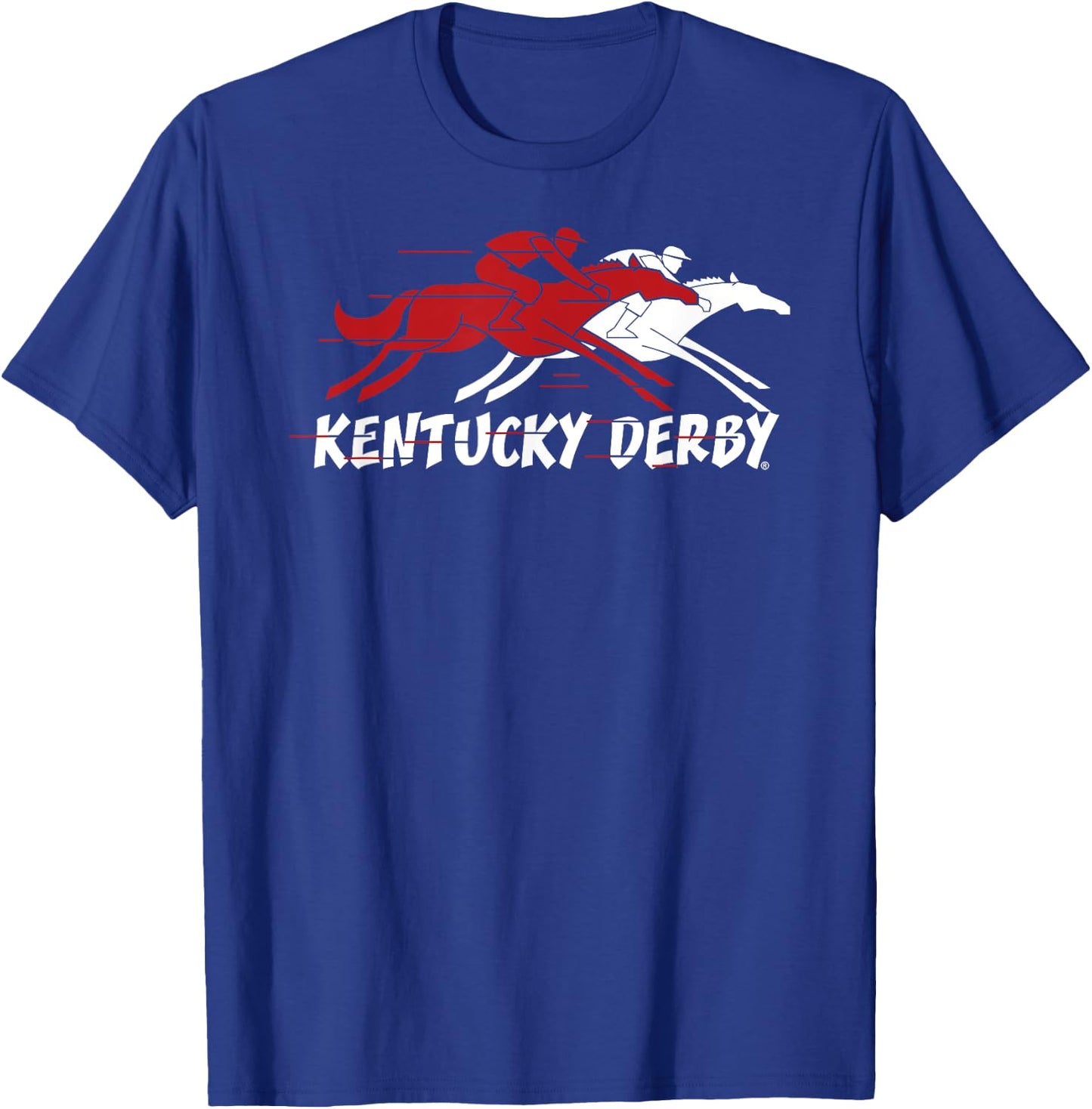 Kentucky Derby Horse Race Logo Officially Licensed T-Shirt - T-Shirt | Royal