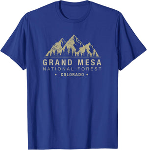 Colorado Souvenir Grand Mesa National Forest T-Shirt - T-Shirt | Royal