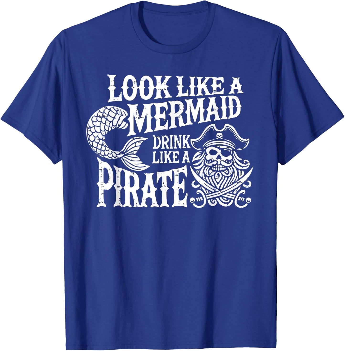 Funny Pirate Girl Costume T-Shirt - T-Shirt | Royal