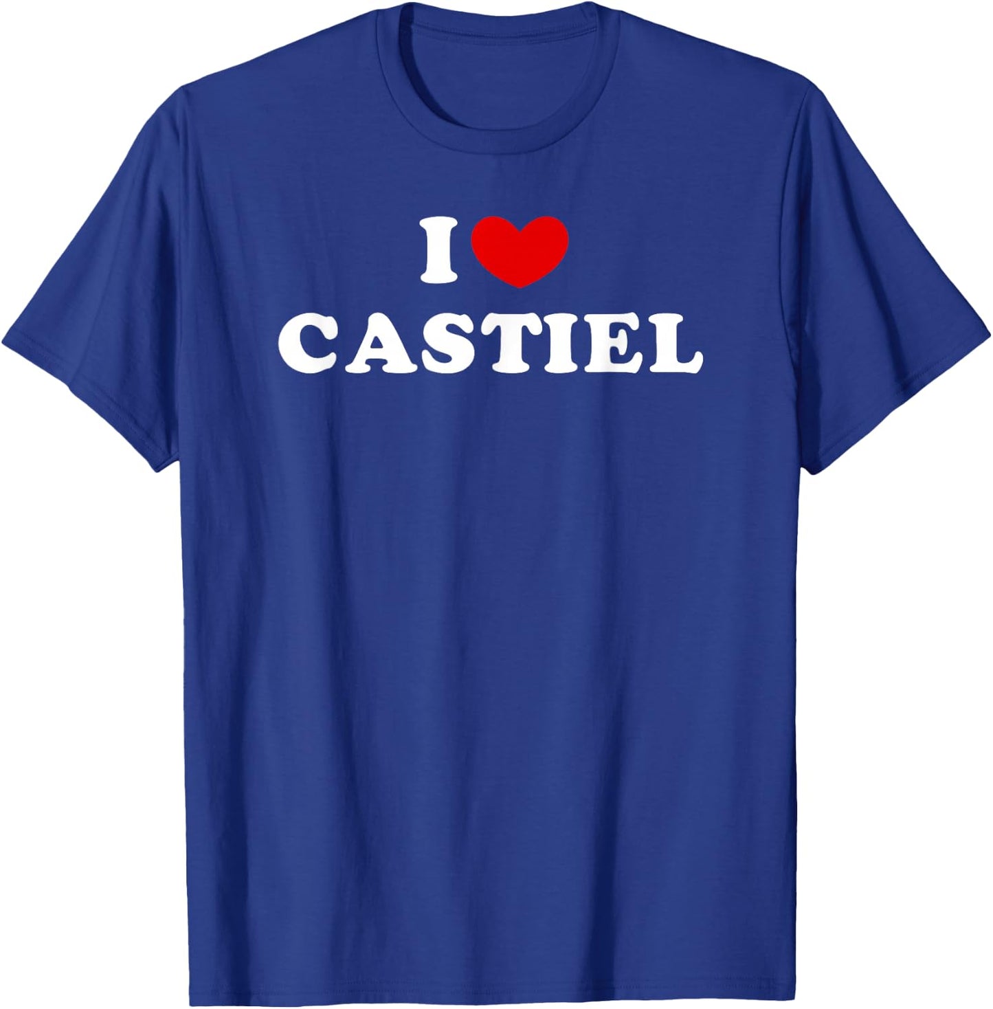 I Love Castiel, I Love Castiel T-Shirt - T-Shirt | Royal