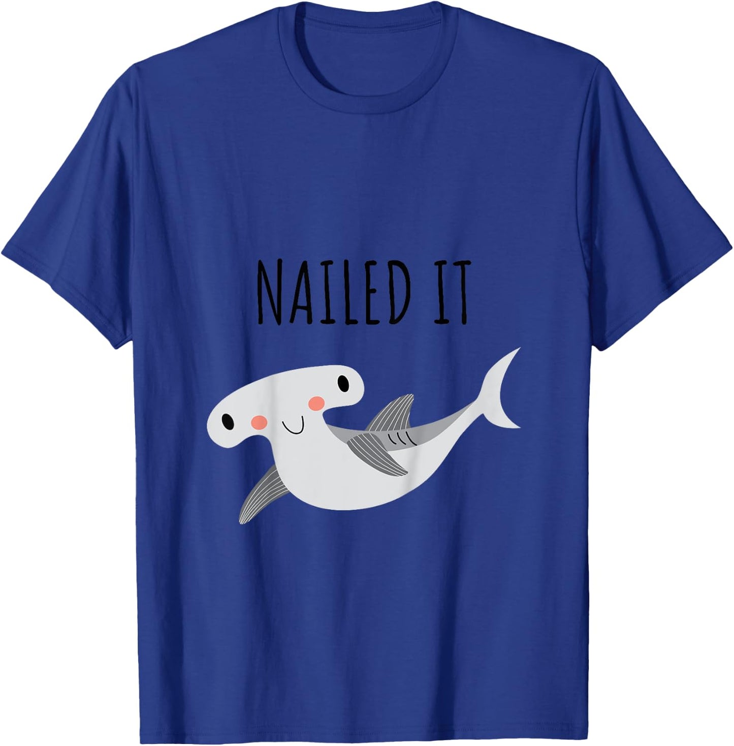 Nailed It Funny Hammerhead Shark Kids T-Shirt - T-Shirt | Royal