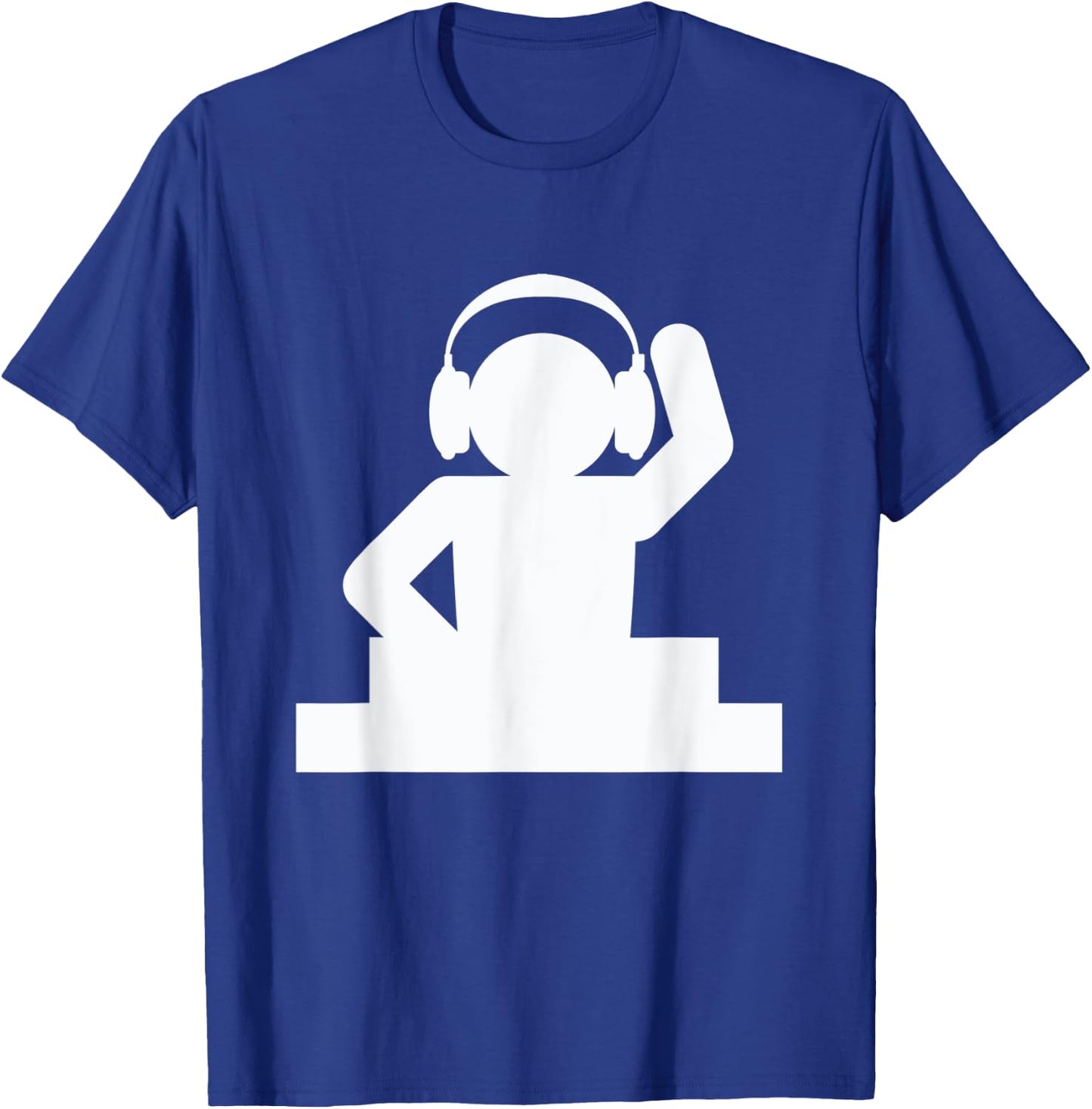 DJ Music Spinning - Disc Jockey T-Shirt - T-Shirt | Royal