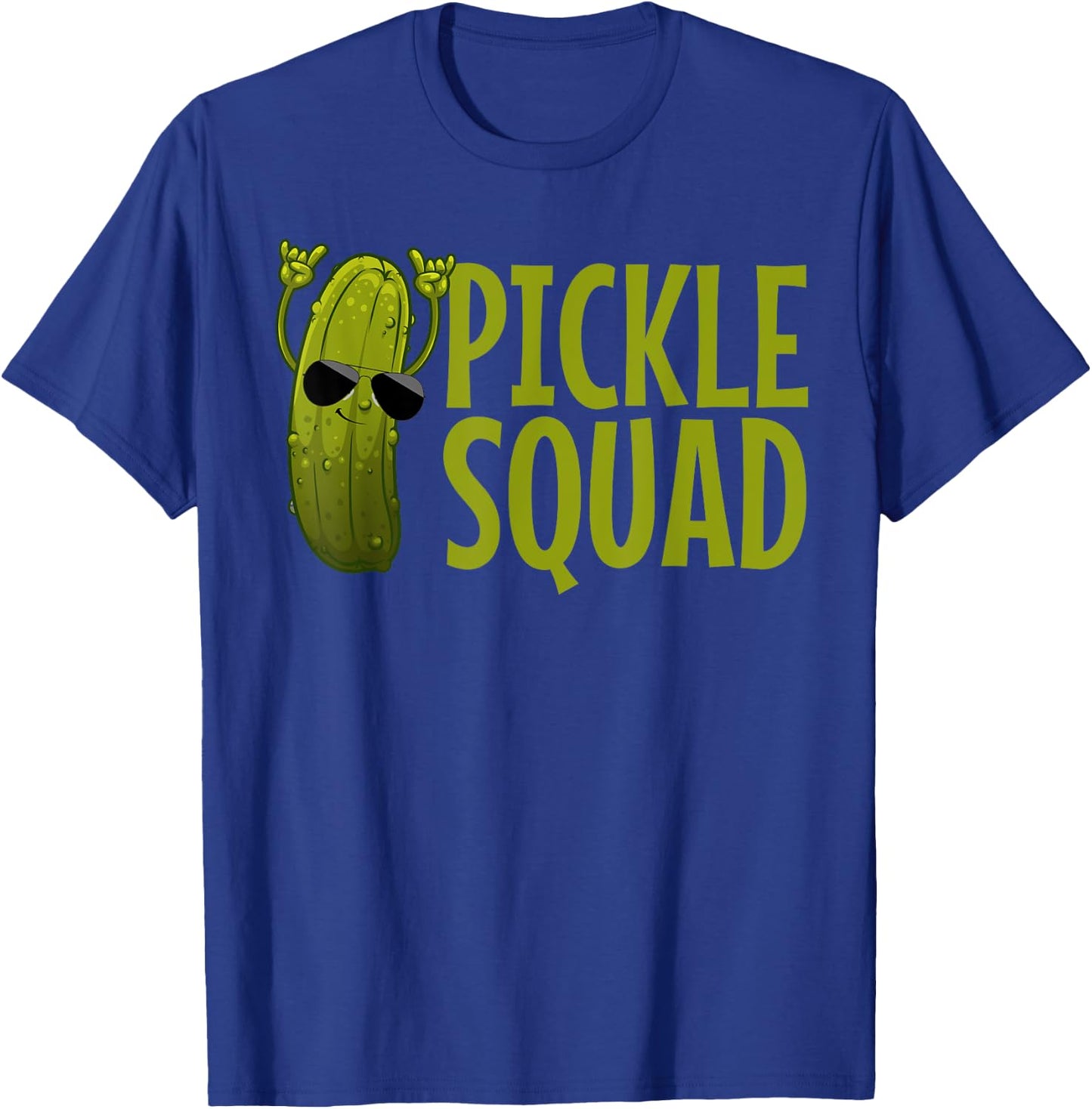 Cute Pickle Design Women Kids Cucumber Pickle Lover T-Shirt - T-Shirt | Royal