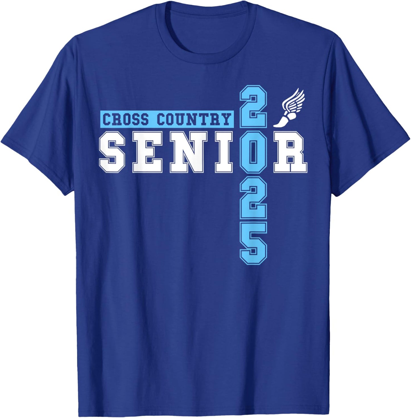 Cross Country Senior Night Senior 2025 Graduation Party 26 T-Shirt - T-Shirt | Royal