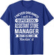 Assistant Store Manager Gifts Funny T-Shirt - T-Shirt | Royal