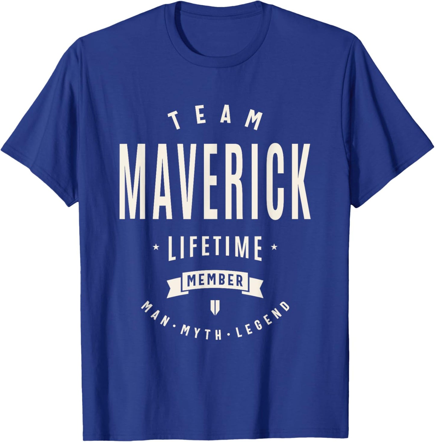 Team Maverick Lifetime Member Funny Name Maverick T-Shirt - T-Shirt | Royal