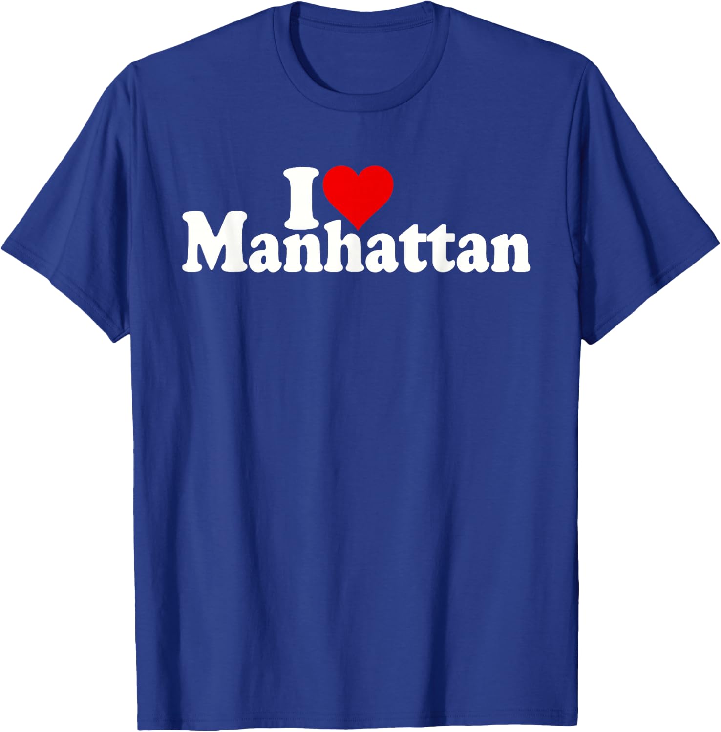I Love Heart Manhattan New York T-Shirt - T-Shirt | Royal