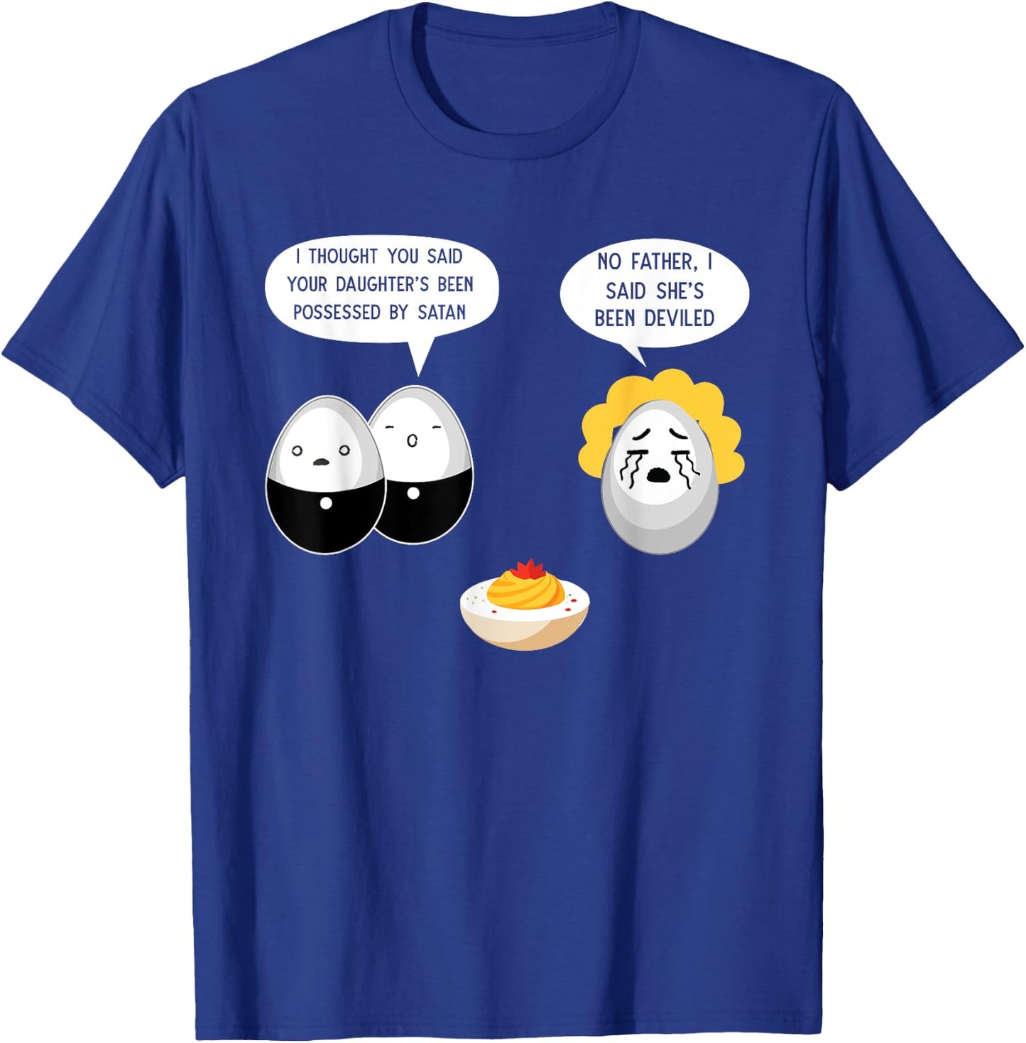 Deviled Eggs Lover Thanksgiving Food Server Deviled Eggs T-Shirt - T-Shirt | Royal