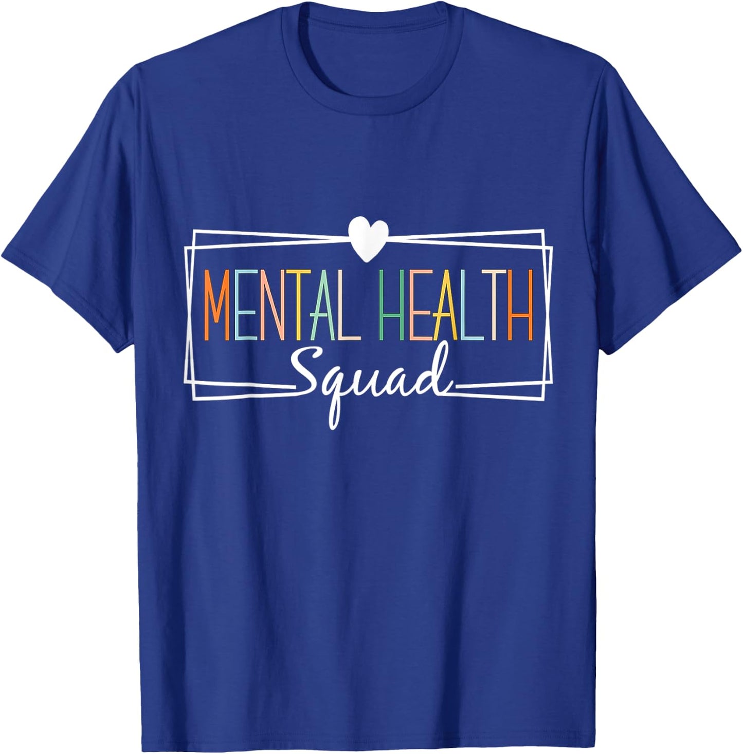 Support Squad Mental Health Awareness Lime Green Ribbon T-Shirt - T-Shirt | Royal