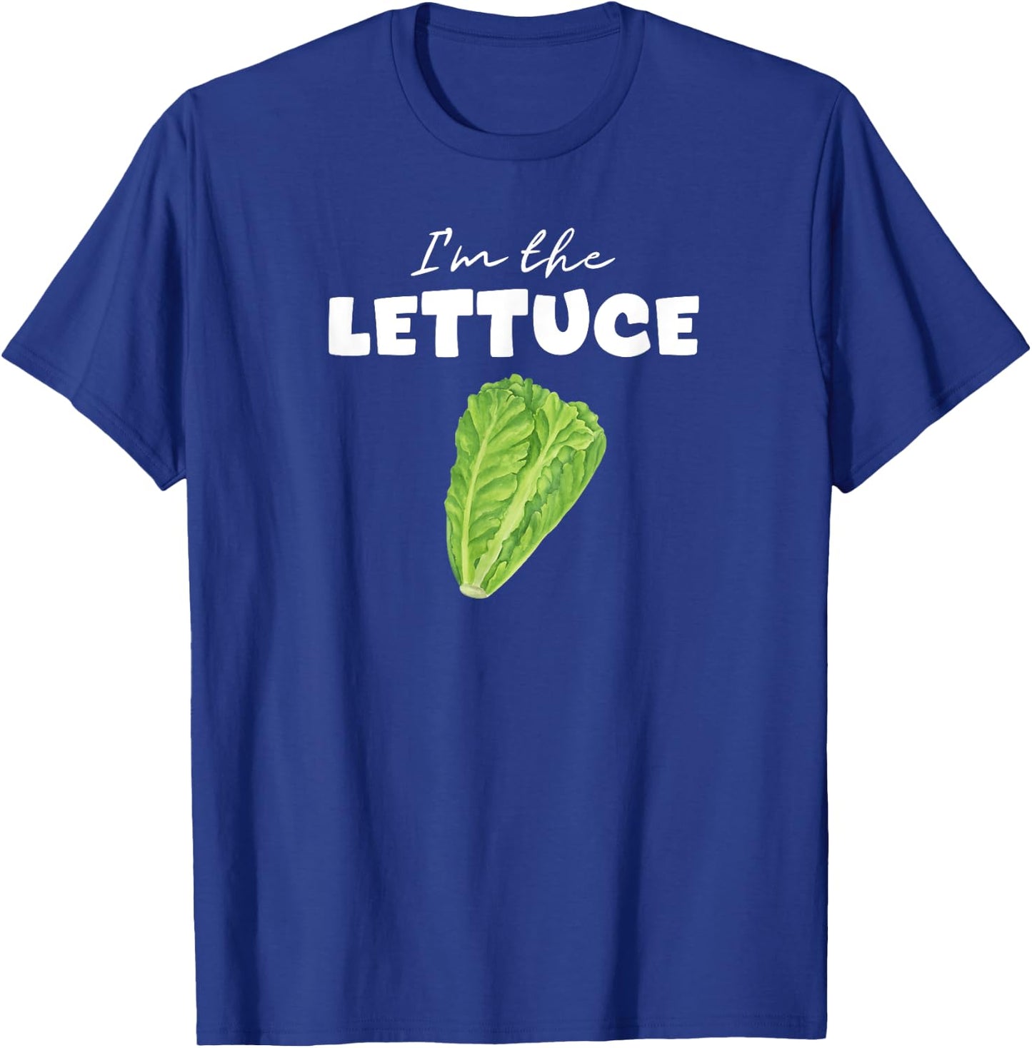 I'm The Lettuce For Halloween And Group Costume Party T-Shirt - T-Shirt | Royal