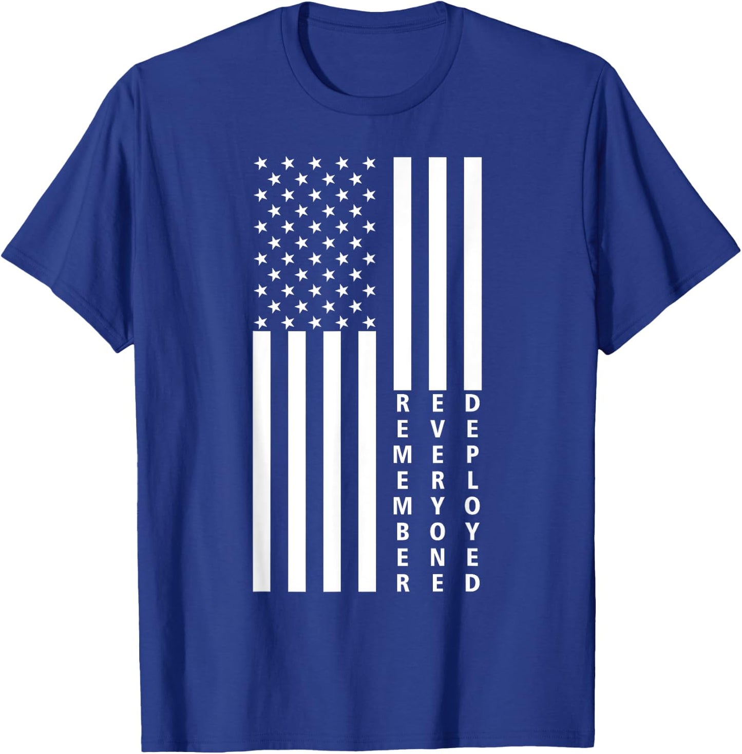 American Flag RED Friday Remember Everyone Deployed Military Women Kids Men T-Shirt - T-Shirt | Royal