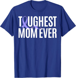 Toughest Mom Ever Vulvar Cancer T-Shirt - T-Shirt | Royal