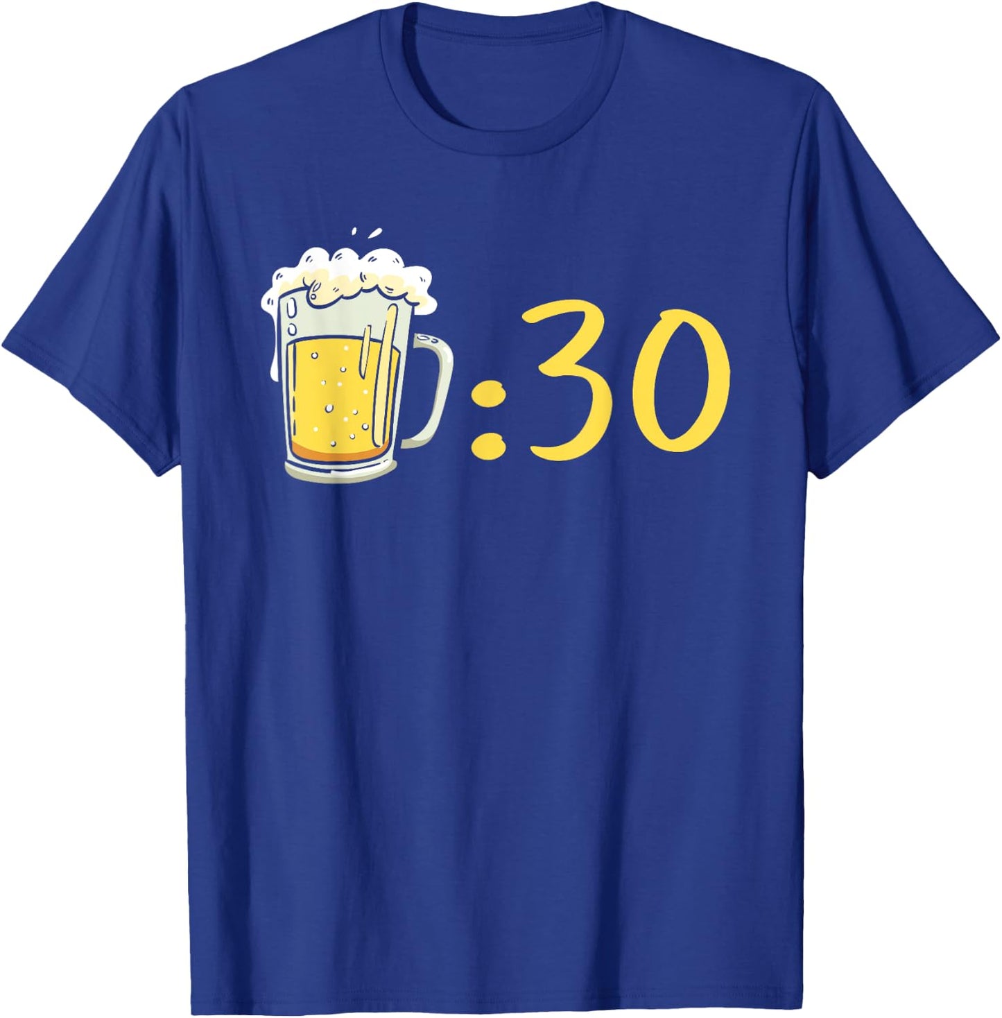Beer 30 Beer Thirty Funny Gag Idea For Beer Lovers T-Shirt - T-Shirt | Royal