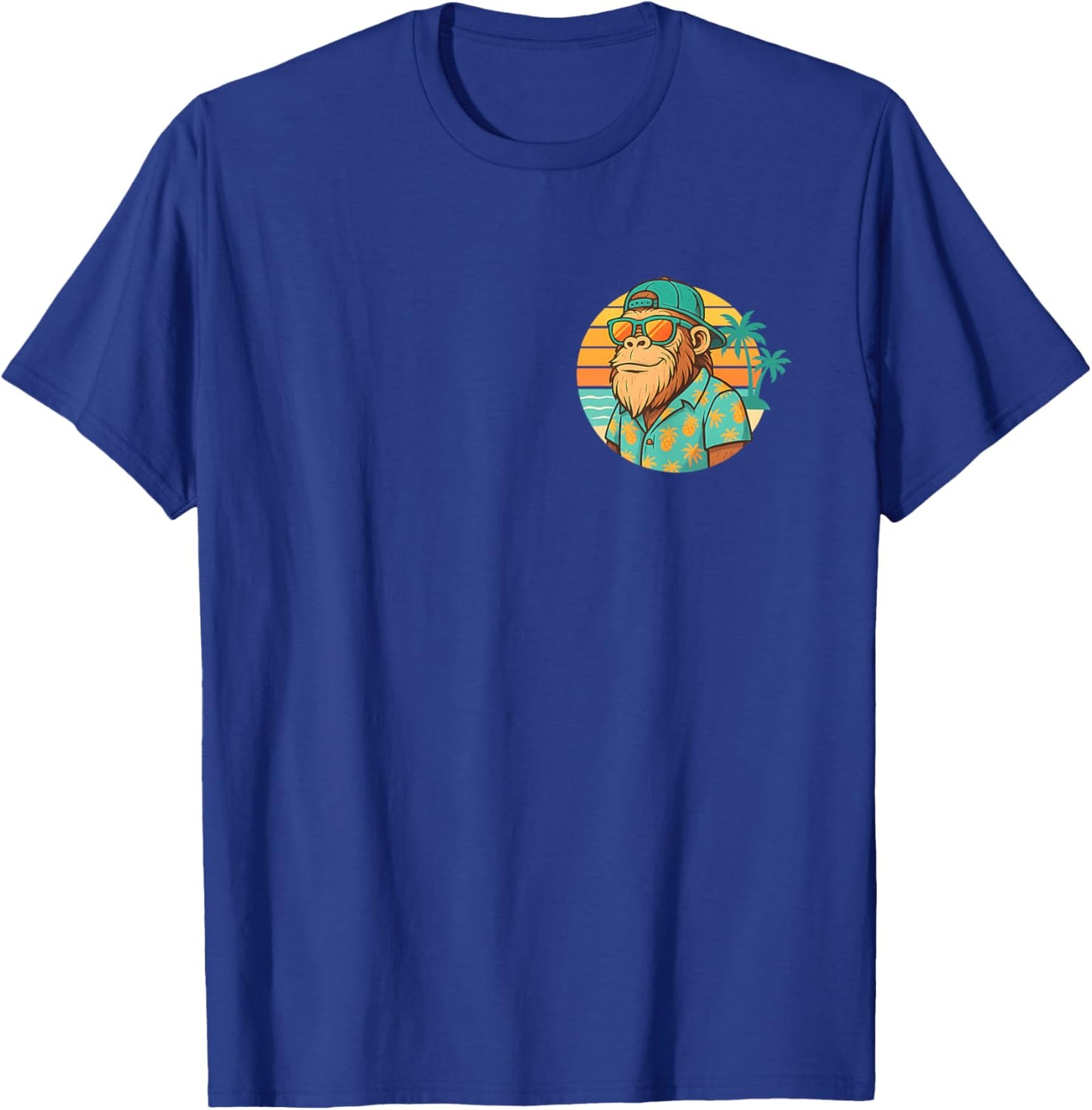 As Far As I-Know I'm Delightful Funny Monkey Saying 2 Sides T-Shirt - T-Shirt | Royal