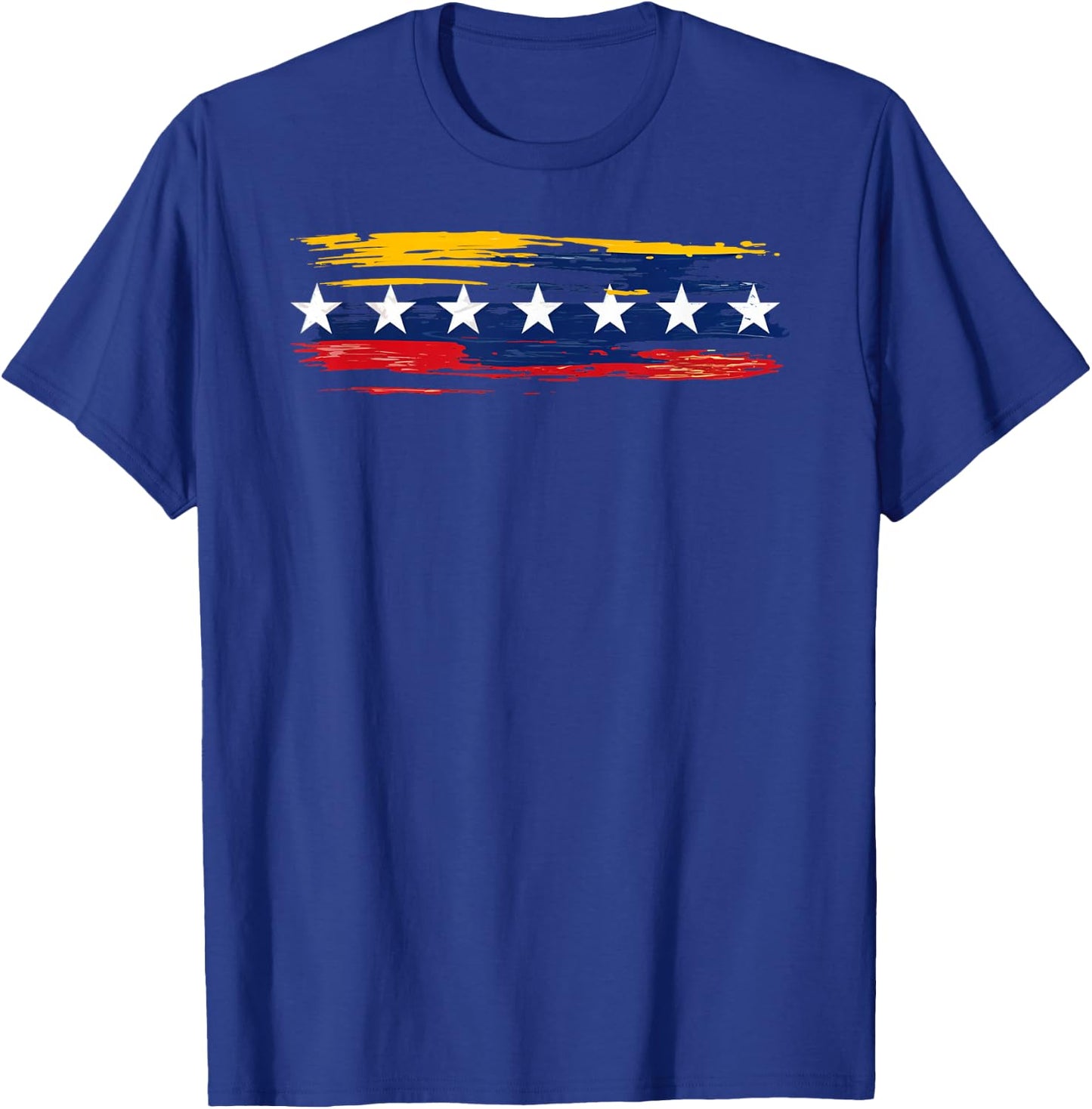 Venezuela Seven Stars Flag Art Patriotic Minimalist T-Shirt - T-Shirt | Royal