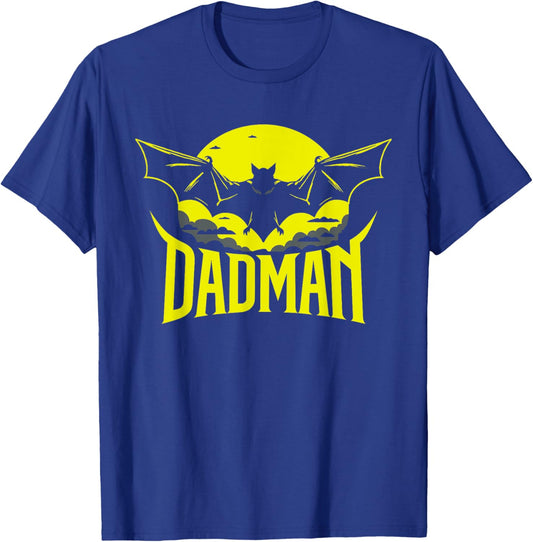 Dadman Moon Funny Dad Birthday Fathers Day T-Shirt - T-Shirt | Royal