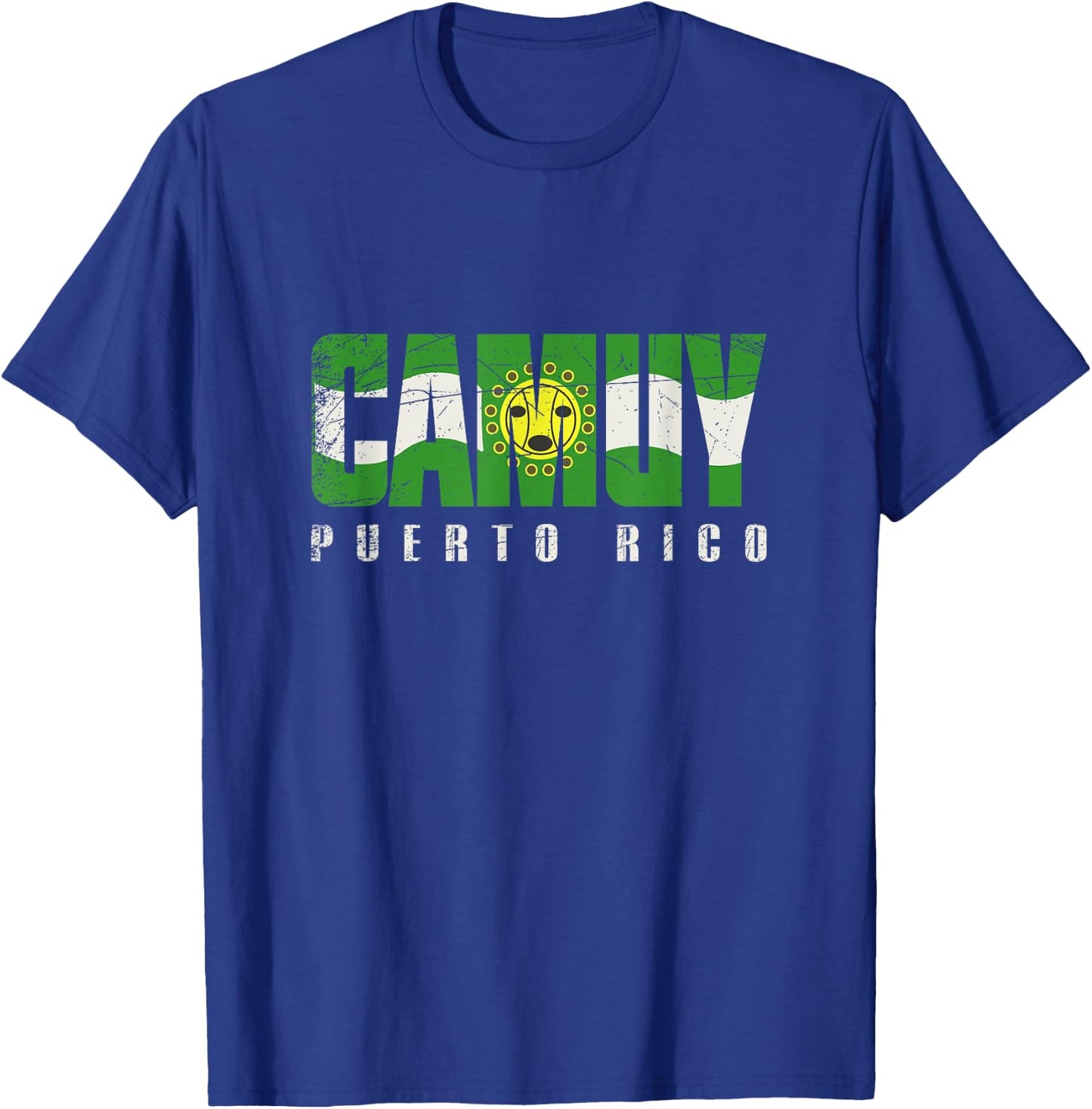 Camuy City in Puerto Rico, Camuy Flag T-Shirt - T-Shirt | Royal