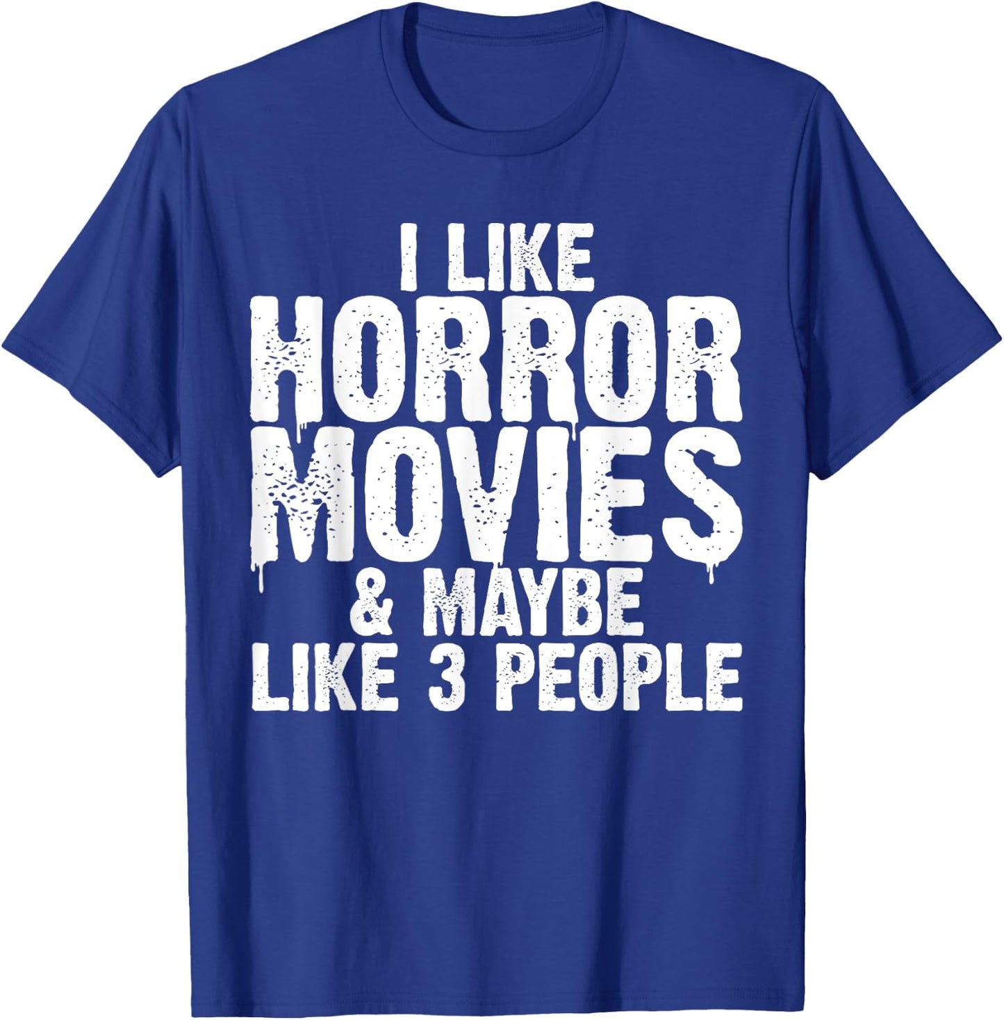Funny Horror Movie Design Women Horror Movie Lover T-Shirt - T-Shirt | Royal
