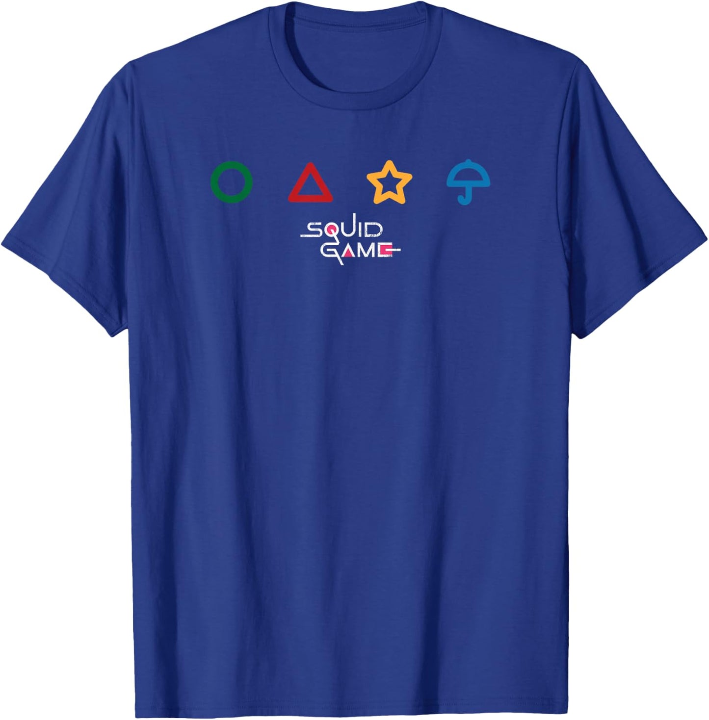 Squid Game Colored Icon Logo T-Shirt - T-Shirt | Royal
