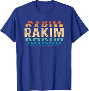 Rakim Vintage Love Heart Rakim Personalized Retro Rakim T-Shirt - T-Shirt | Royal