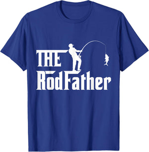 Men's Father's Day Rod Father Fishing funny fathers day T-Shirt - T-Shirt | Royal
