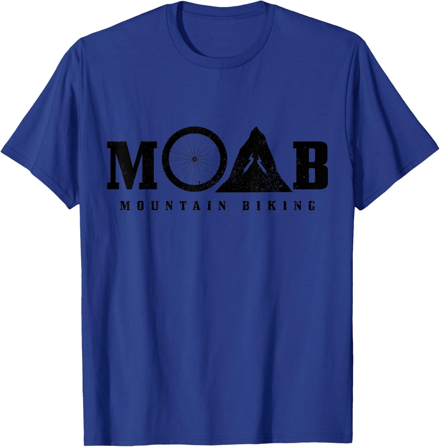 Moab Utah Mountain Bike MTB Downhill Biking Mountain Biker T-Shirt - T-Shirt | Royal