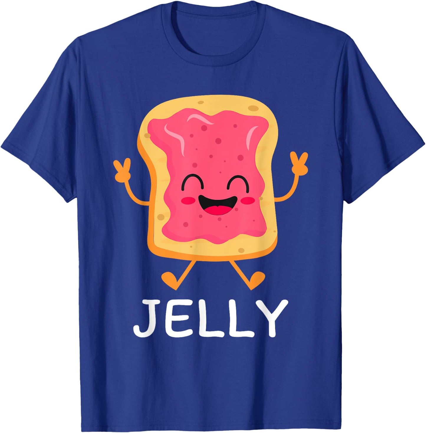 Couple Peanut Butter and Jelly Costume Halloween Matching T-Shirt - T-Shirt | Royal
