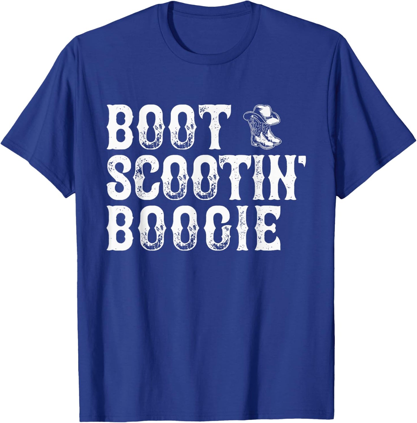 Boot Scootin’ Boogie Funny Country Music T-Shirt - T-Shirt | Royal