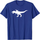 Trex Dinosaur & Dachshund Gifts Wiener Dog Owner Matching T-Shirt - T-Shirt | Royal