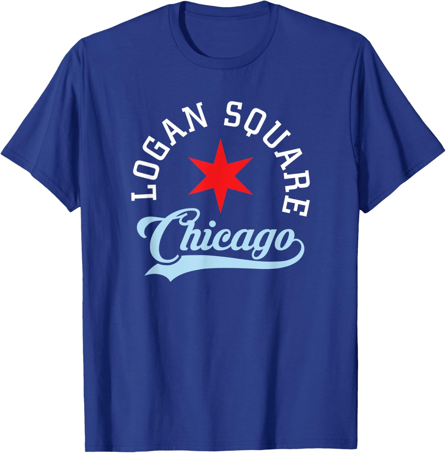 Logan Square Chicago T-Shirt - T-Shirt | Royal
