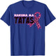 Hakuna Ma Tatas Breast Cancer Awareness Leopard Pink Ribbon T-Shirt - T-Shirt | Royal