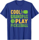 Pickle Ball Cool Grandpas Play Pickleball Pickleball Grandpa T-Shirt - T-Shirt | Royal