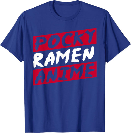 Pocky Ramen Anime Japan Food T-Shirt - T-Shirt | Royal