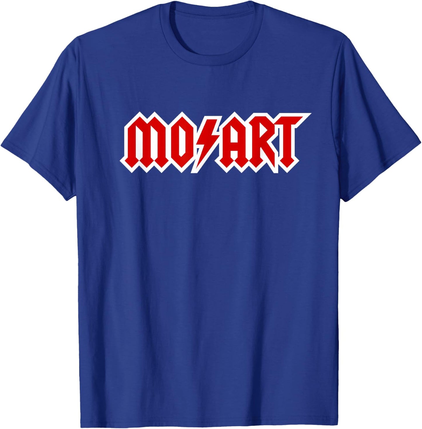 Classical music Wolfgang Amadeus Mozart music Hard Rock logo T-Shirt - T-Shirt | Royal