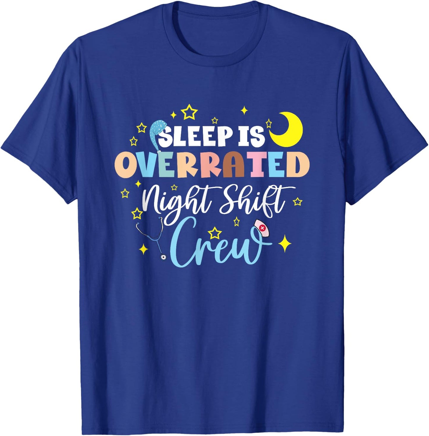 Nurse Hospital Helper Tool Lifesavers Nursing Night Shift T-Shirt - T-Shirt | Royal